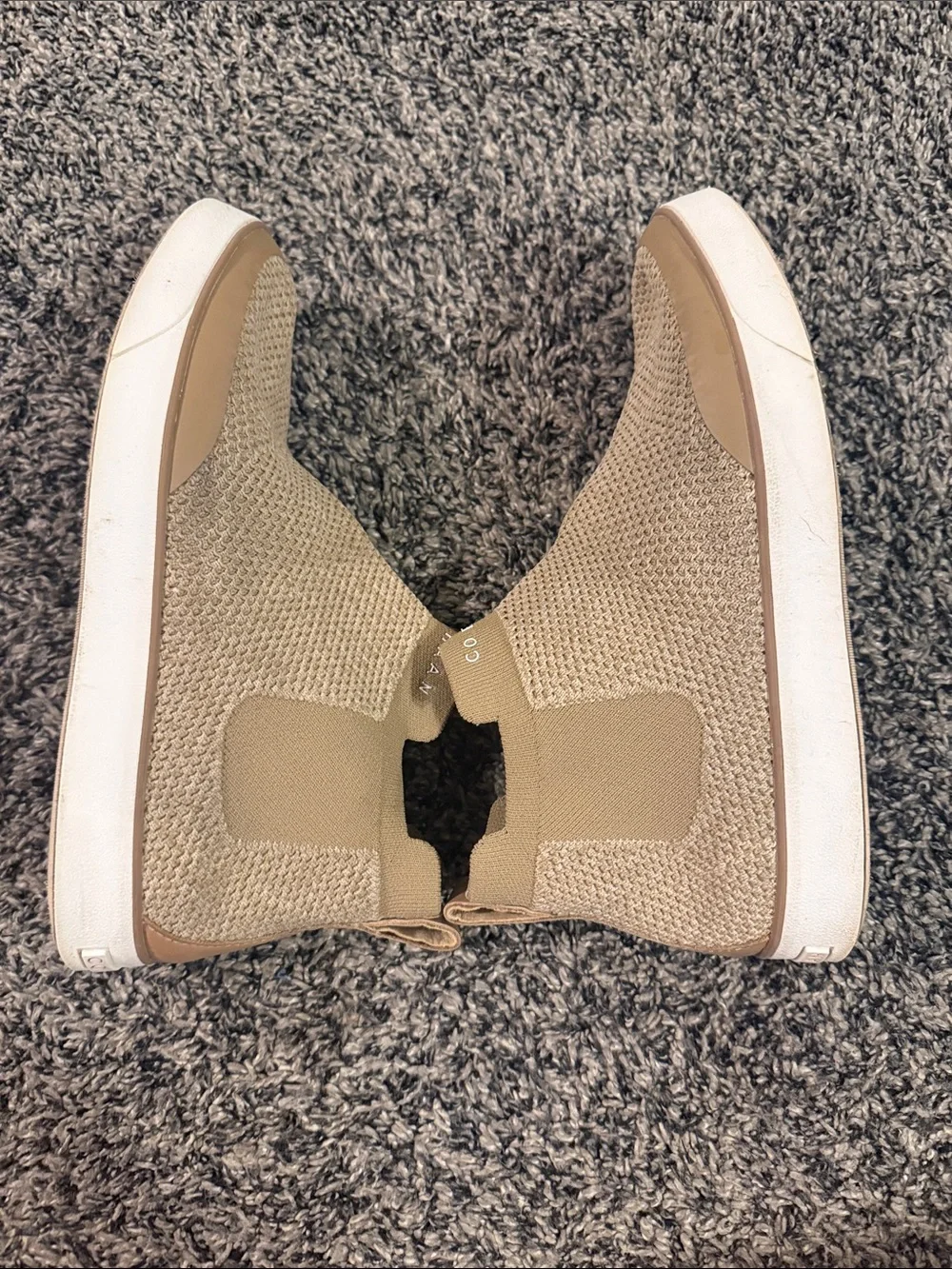 Cole Haan Women’s 7 GrandPro Knit Slip-On Sneakers Tan Beige